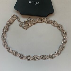 Silver Crystal Necklace